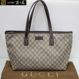 グッチGUCCIのGGプラス　トートバッグ ブラウン211137